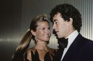 Christie Brinkley and Olivier Chandon de Brailles at the 1982 American Image Awards (Image via Getty)